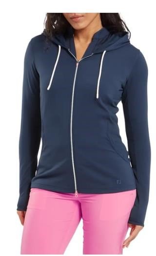 FootJoy Full-Zip Double Knit dames hoodie, navy