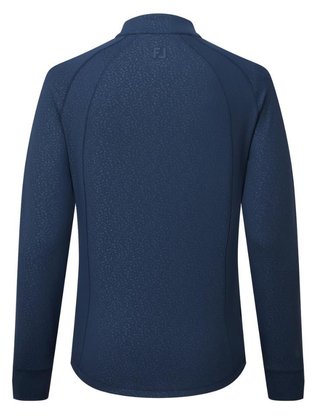 FootJoy Embossed Full-Zip Midlayer dames sweatshirt, navy