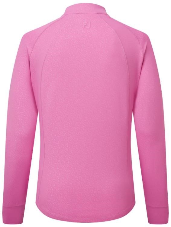 FootJoy Embossed Full-Zip Midlayer dames sweatshirt, berry