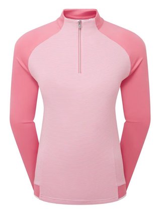 FootJoy 1/4-Zip Midlayer dames sweatshirt, pink lemonade