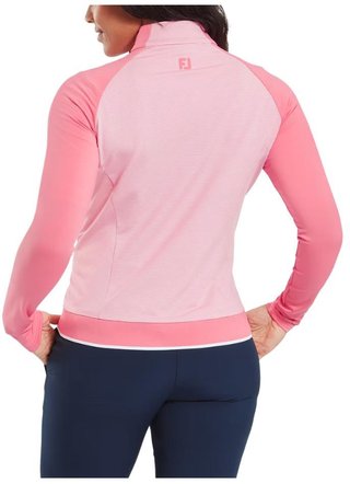 FootJoy 1/4-Zip Midlayer dames sweatshirt, pink lemonade