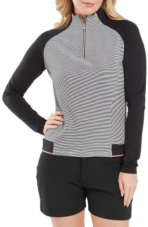 FootJoy 1/4-Zip Midlayer dames sweater, zwart