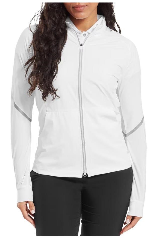 FootJoy TempoSeries Full-Zip dames jack, wit/zilver