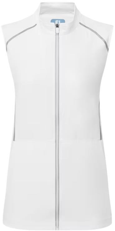 FootJoy TempoSeries Full-Zip dames vest, wit/zilver