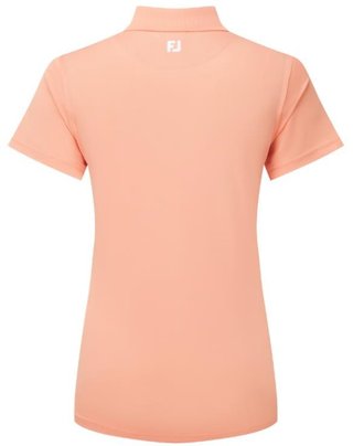 FootJoy Stretch Pique Solid dames polo, papaya