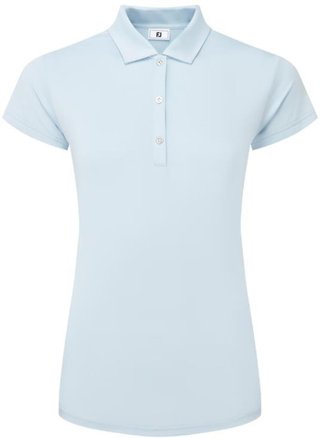 FootJoy Cap Sleeve Lisle dames polo, skyway