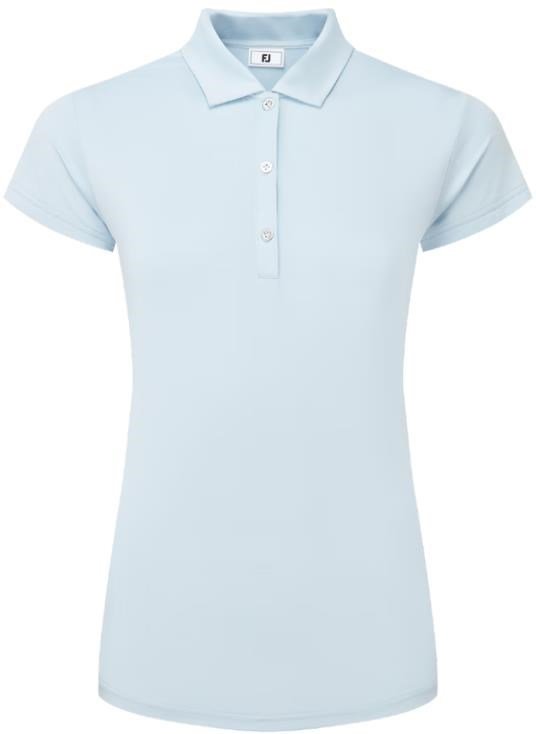 FootJoy Cap Sleeve Lisle dames polo, skyway