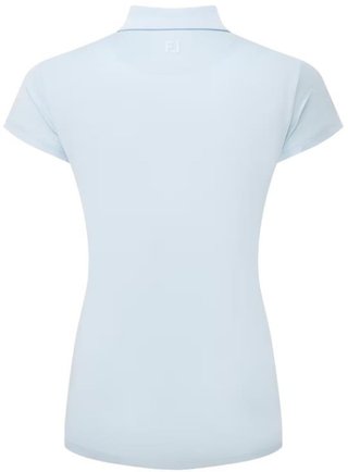 FootJoy Cap Sleeve Lisle dames polo, skyway