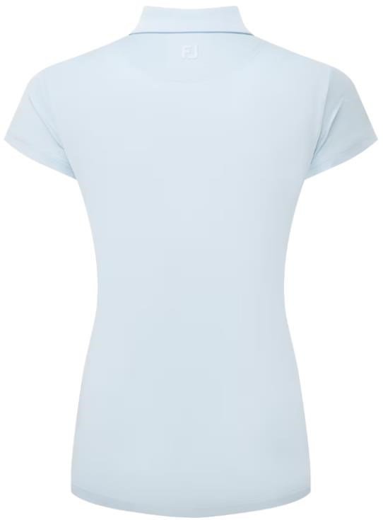 FootJoy Cap Sleeve Lisle dames polo, skyway