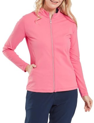 FootJoy Full-Zip Midlayer dames sweatshirt, pink lemonade