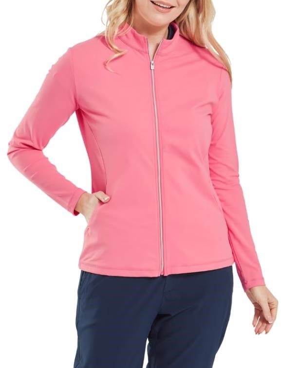 FootJoy Full-Zip Midlayer dames sweatshirt, pink lemonade