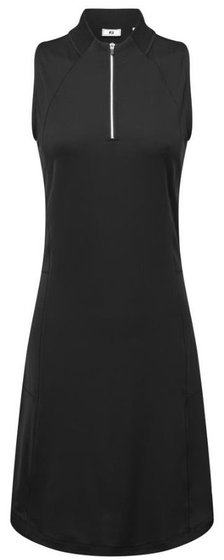 FootJoy 1/4-Zip Sleeveless dames jurk, zwart