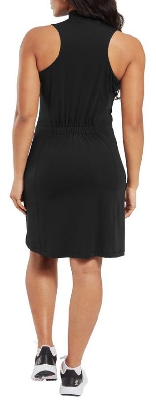 FootJoy 1/4-Zip Sleeveless dames jurk, zwart