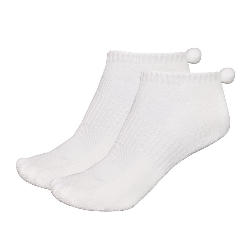 FootJoy ProDry Pom-Pom dames sokken, wit