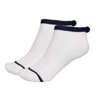 FootJoy ProDry Pom-Pom dames sokken, wit/navy