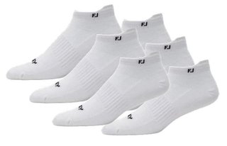 FootJoy ProDry Lightweight Roll Tab dames sokken, wit, UK 6-9 (3 paar)