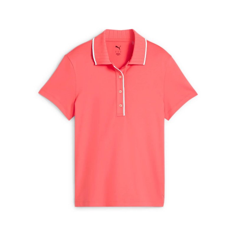 Puma Cloudspun Bridges dames polo, peach frost