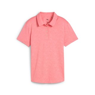 Puma MATTR Lianas Jacquard dames polo, peach frost