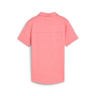 Puma MATTR Lianas Jacquard dames polo, peach frost