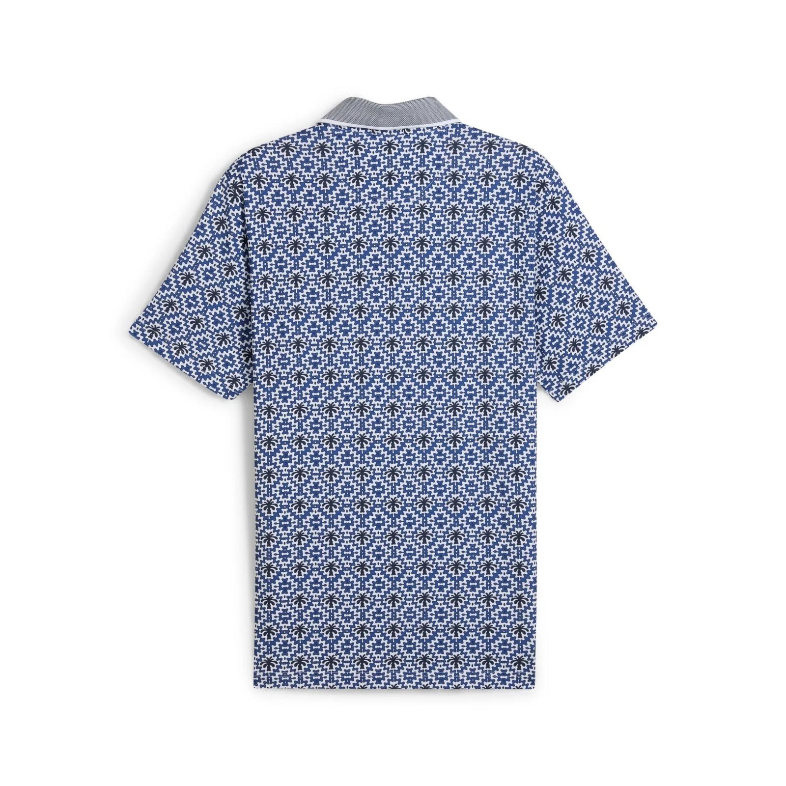 Puma X PTC Tile heren polo, white glow/deep navy