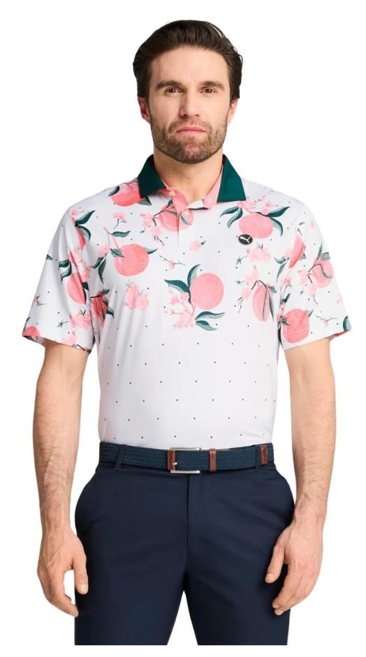 Puma MATTR Freshly Picked heren polo, glow/pink fruit