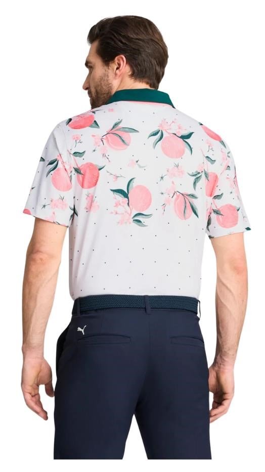 Puma MATTR Freshly Picked heren polo, glow/pink fruit