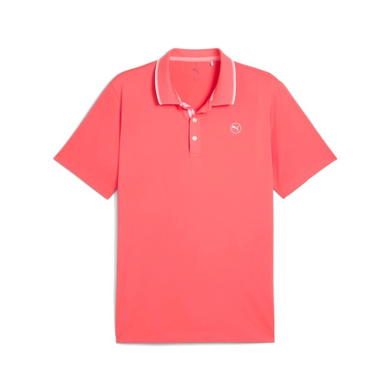 Puma Mattr Elevated Solid heren polo, peach frost