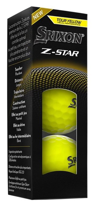 Srixon Z-STAR golfballen, geel