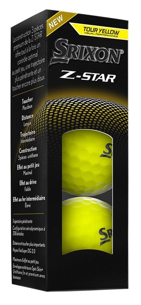 Srixon Z-STAR golfballen, geel