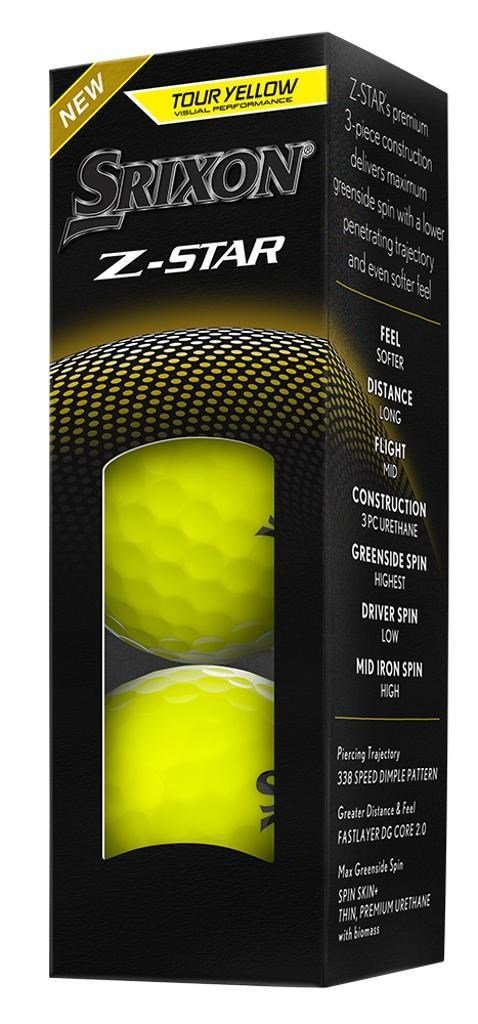 Srixon Z-STAR golfballen, geel