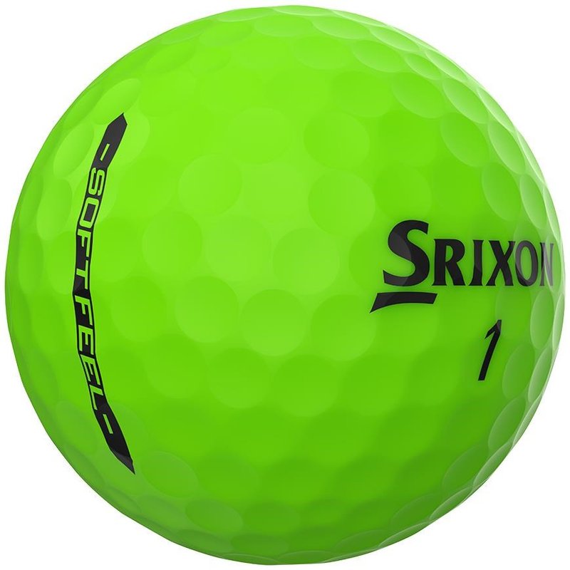 Srixon Soft Feel Brite golfballen, groen