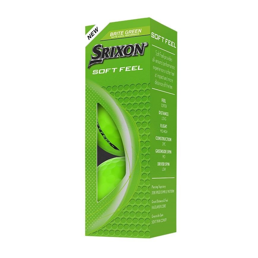 Srixon Soft Feel Brite golfballen, groen