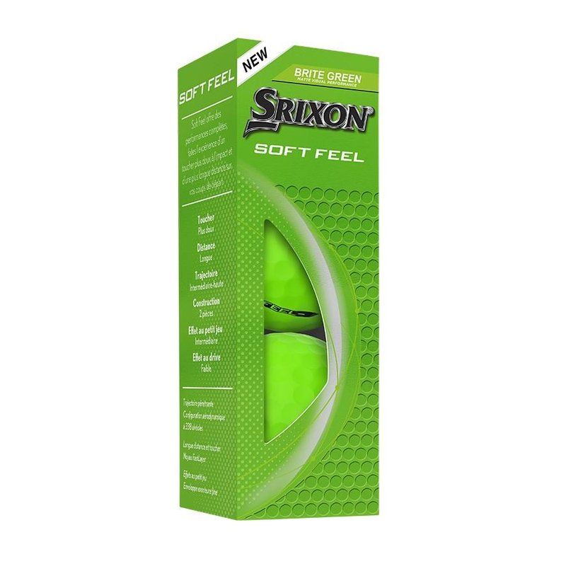 Srixon Soft Feel Brite golfballen, groen