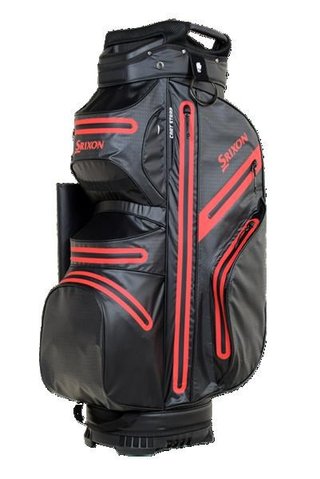 Srixon Waterproof cart bag, zwart/rood