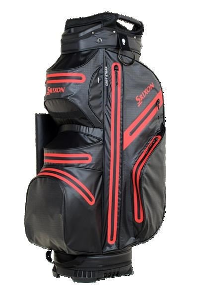 Srixon Waterproof cart bag, zwart/rood