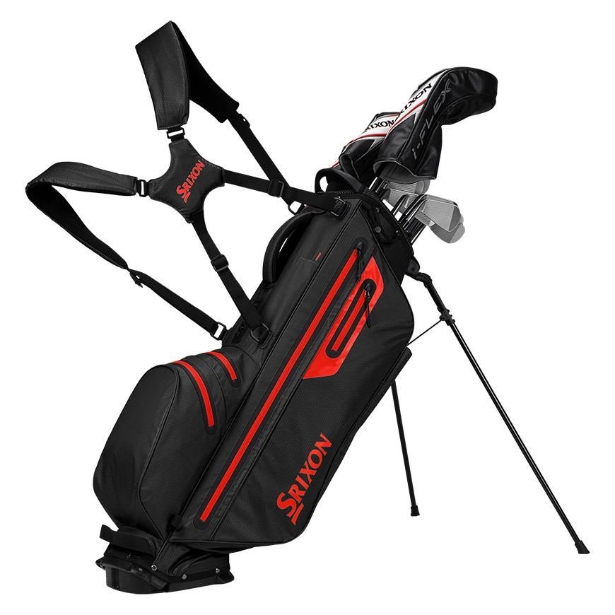 Srixon Waterproof stand bag, zwart/rood