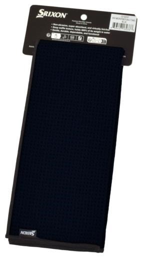 Srixon Tri-Fold MicroFibre handdoek, zwart