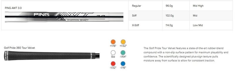 PING G440 heren ijzers, staal