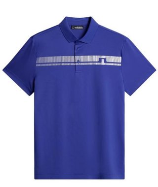 J.Lindeberg Klas heren polo, clematis blue
