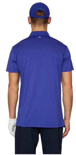 J.Lindeberg Klas heren polo, clematis blue