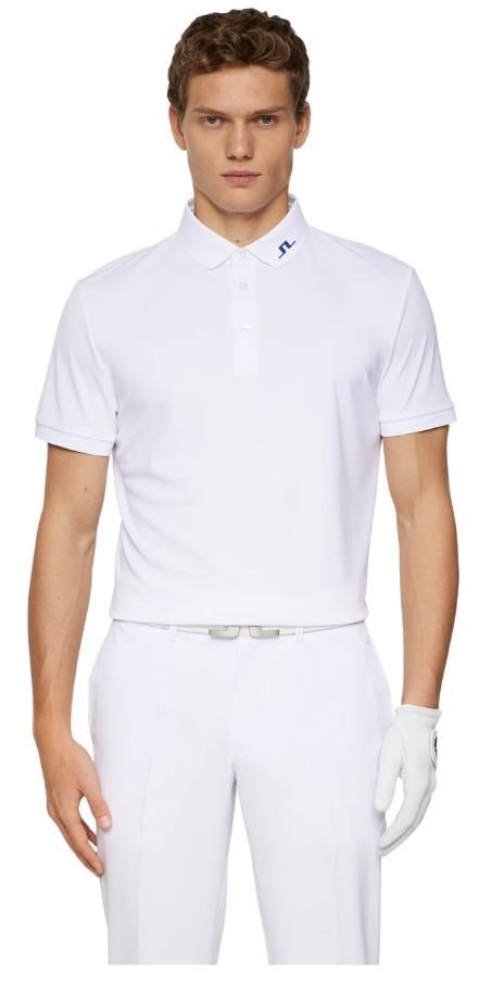 J.Lindeberg KV Print heren polo, tour tiger clematis