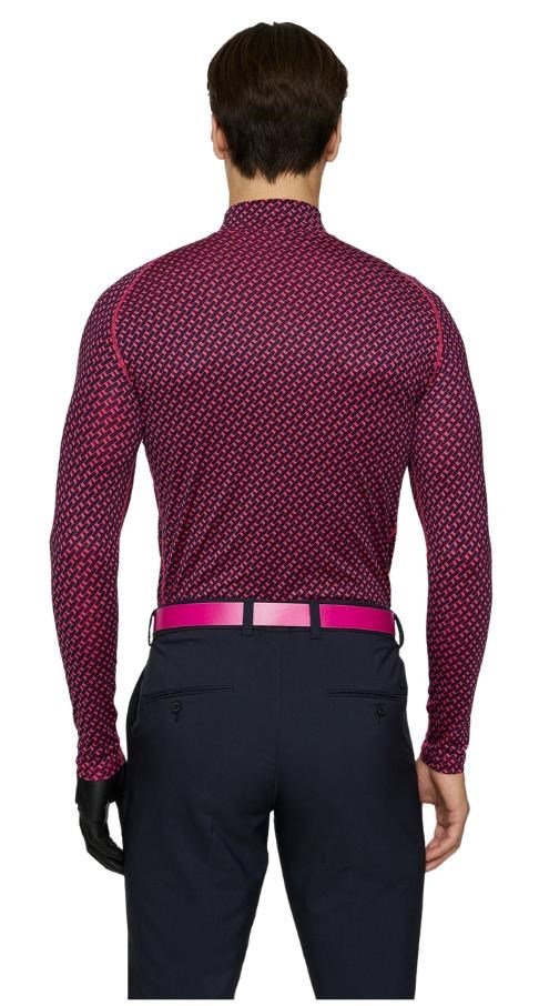 J.Lindeberg Ello Compression Print heren top, tour geo navy