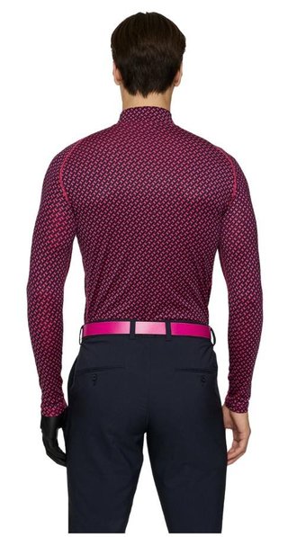 J.Lindeberg Ello Compression Print heren top, tour geo navy