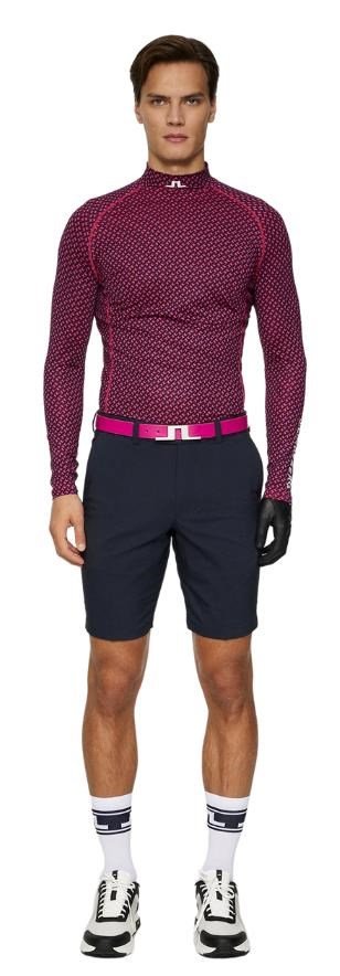 J.Lindeberg Ello Compression Print heren top, tour geo navy