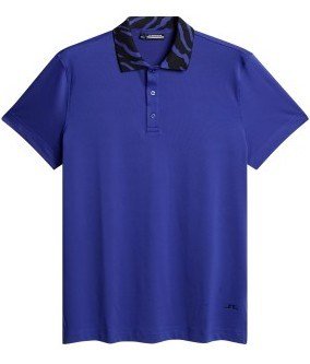 J.Lindeberg Karter heren polo, clematis blue