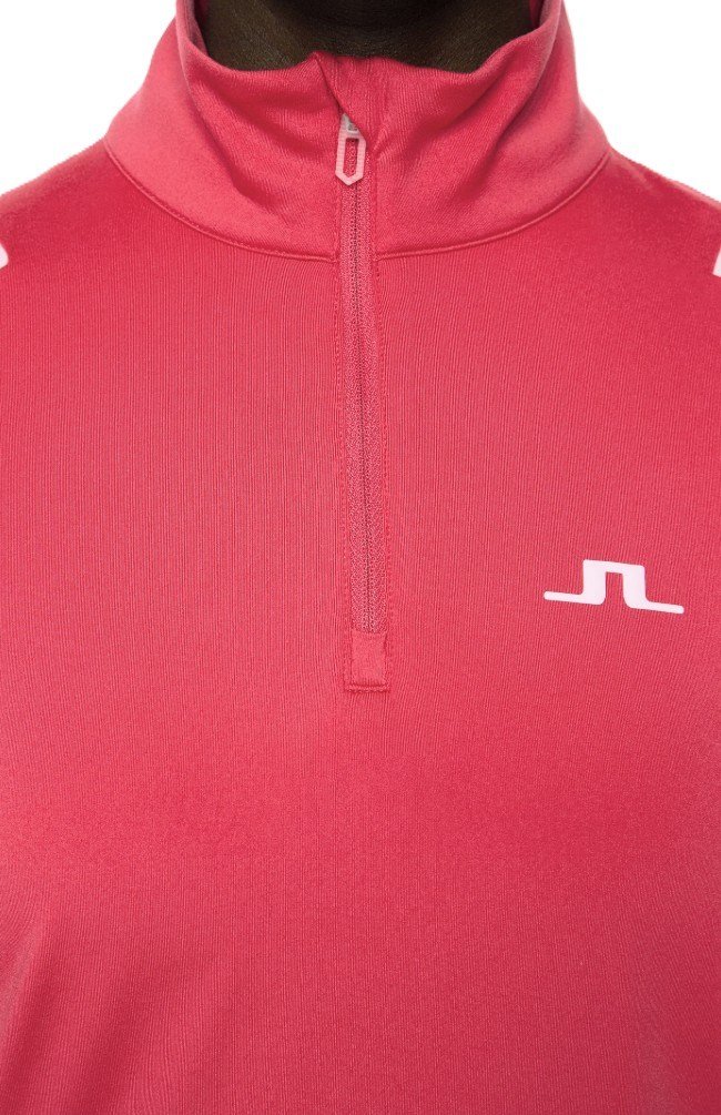 J.Lindeberg Mae Quarter Zip Mid dames midlayer, azalea