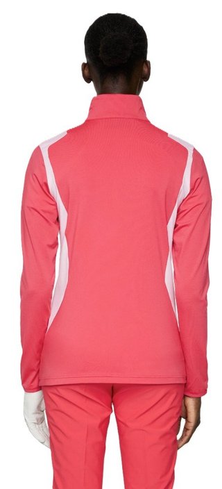 J.Lindeberg Mae Quarter Zip Mid dames midlayer, azalea