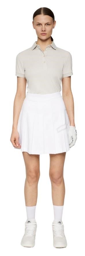 J.Lindeberg Tour Tech dames polo, moonbeam
