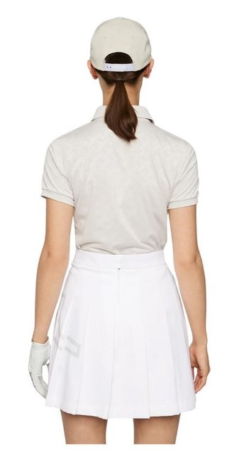 J.Lindeberg Alaya Jacquard dames polo, moonbeam