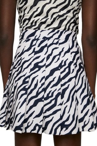 J.Lindeberg Adina Print dames golfrok, tour tiger moonbeam